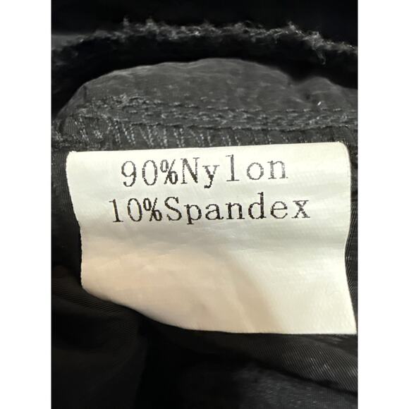 Automet Women's Black Drawstring Low Rise Baggy Parachute Trousers Pants Size S - Picture 7 of 7